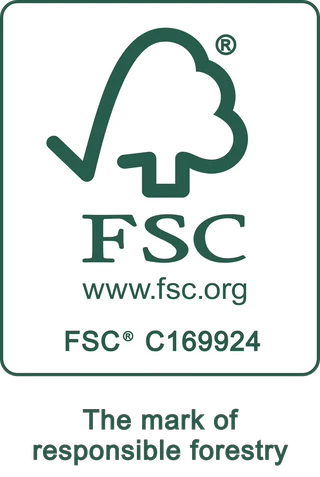 FSC® chain of custody label, licence FSC® C169924